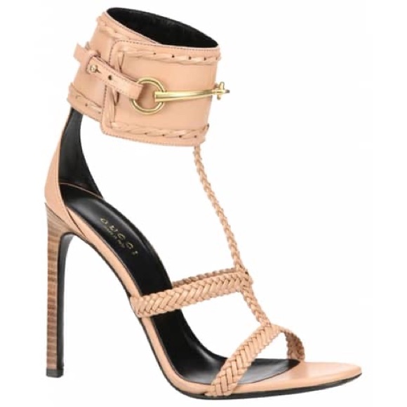 GUCCI Ursula Braided Sandals in a Blush/Nude Color (Size 40) - Picture 1 of 9